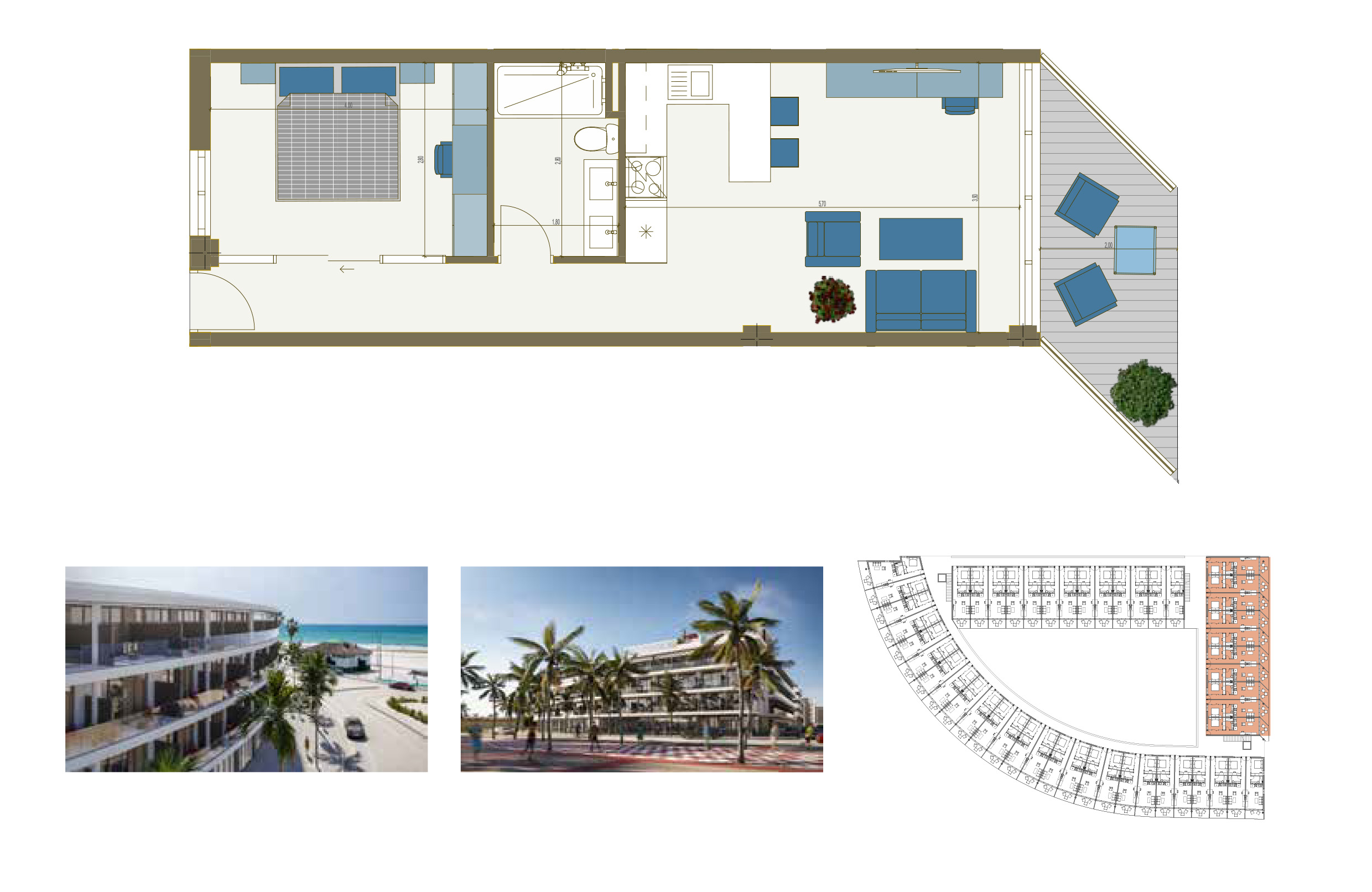 Appartement — Zijgevel